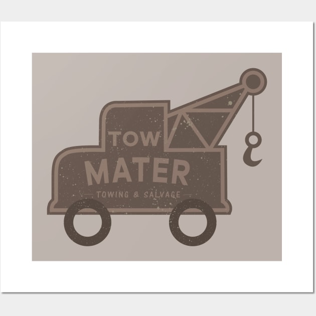 Tow Mater Wall Art by GraphicLoveShop